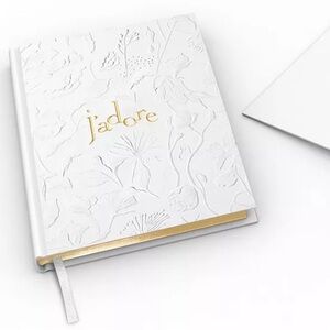 ✨ Dior NWT J’adore Embossed Notebook Luxury Stationery Rare Floral Ornament